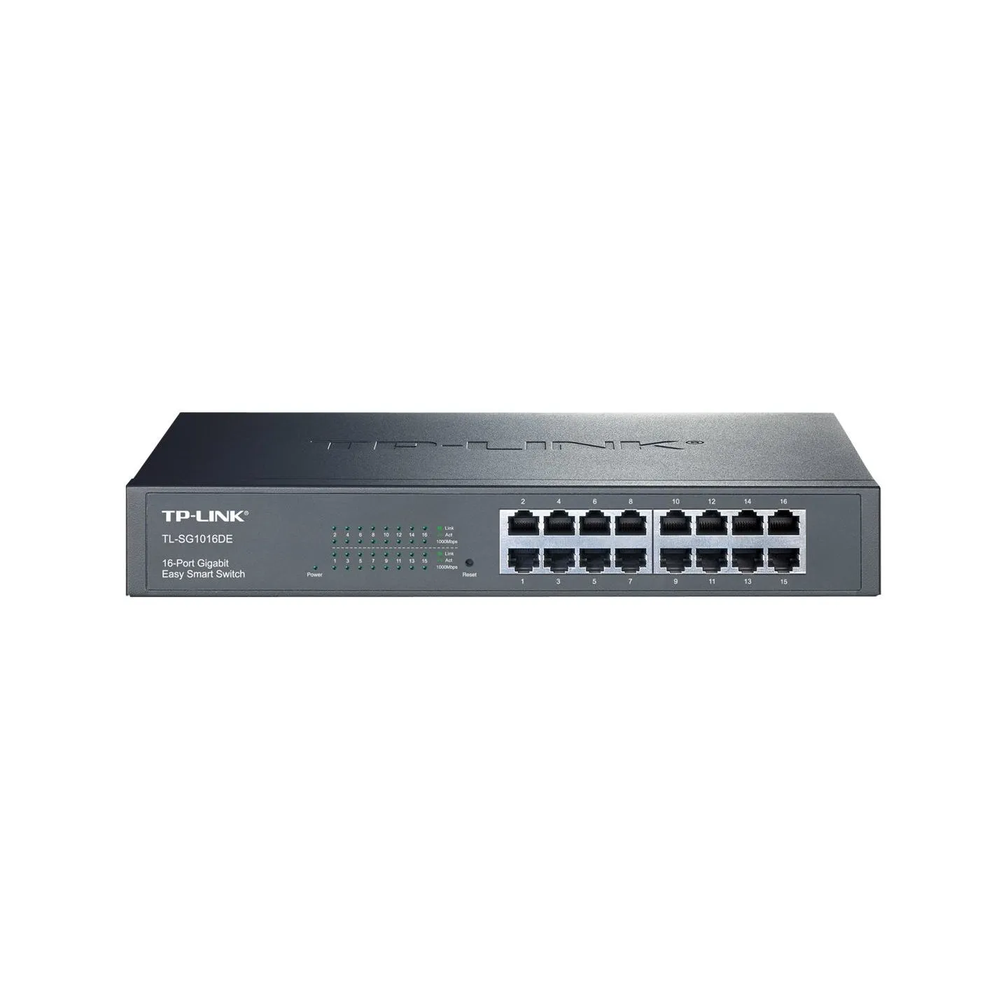 Tp-Link | Switch | TL-SG1016DE | Web Managed | Rackmountable | Gigabit Ethernet (copper) ports quantity 16 | 36 month(s)