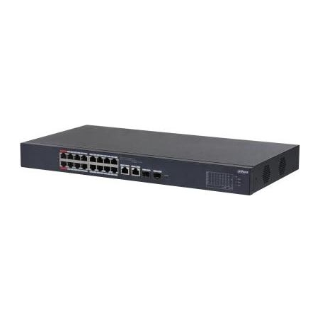 Dahua Switch|DAHUA|CS4218-16ET-240|Type L2|Desktop/pedestal|16x10Base-T / 100Base-TX|PoE ports 16|DH-CS4218-16ET-240