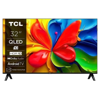 TCL TV Set|TCL|32 "|HD|1366 x 768 pixels|Flat|16:9|QLED|32V4C