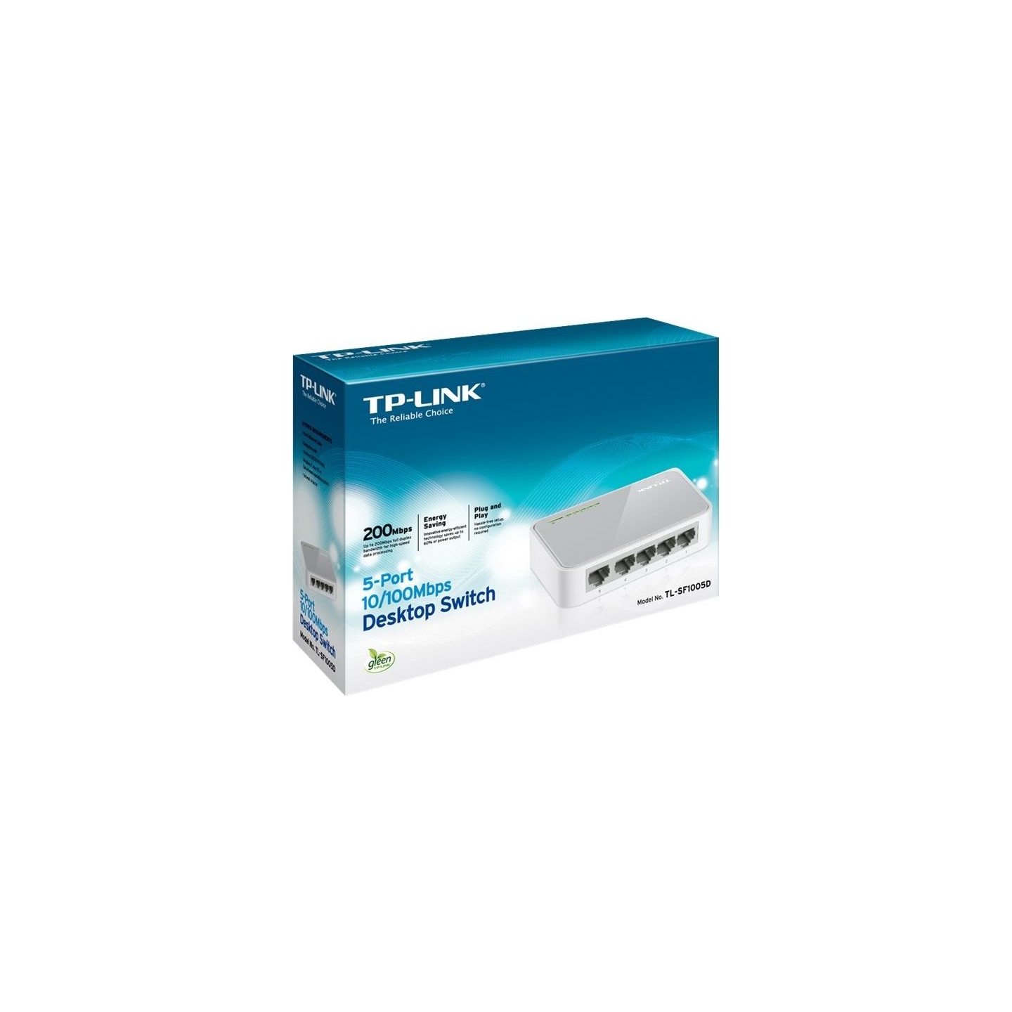 Tp-Link | Switch | TL-SF1005D | Unmanaged | Desktop | 10/100 Mbps (RJ-45) ports quantity 5 | Power supply type External | 36 mon