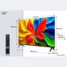 TCL TV Set|TCL|32 "|HD|1366 x 768 pixels|Flat|16:9|QLED|32V4C