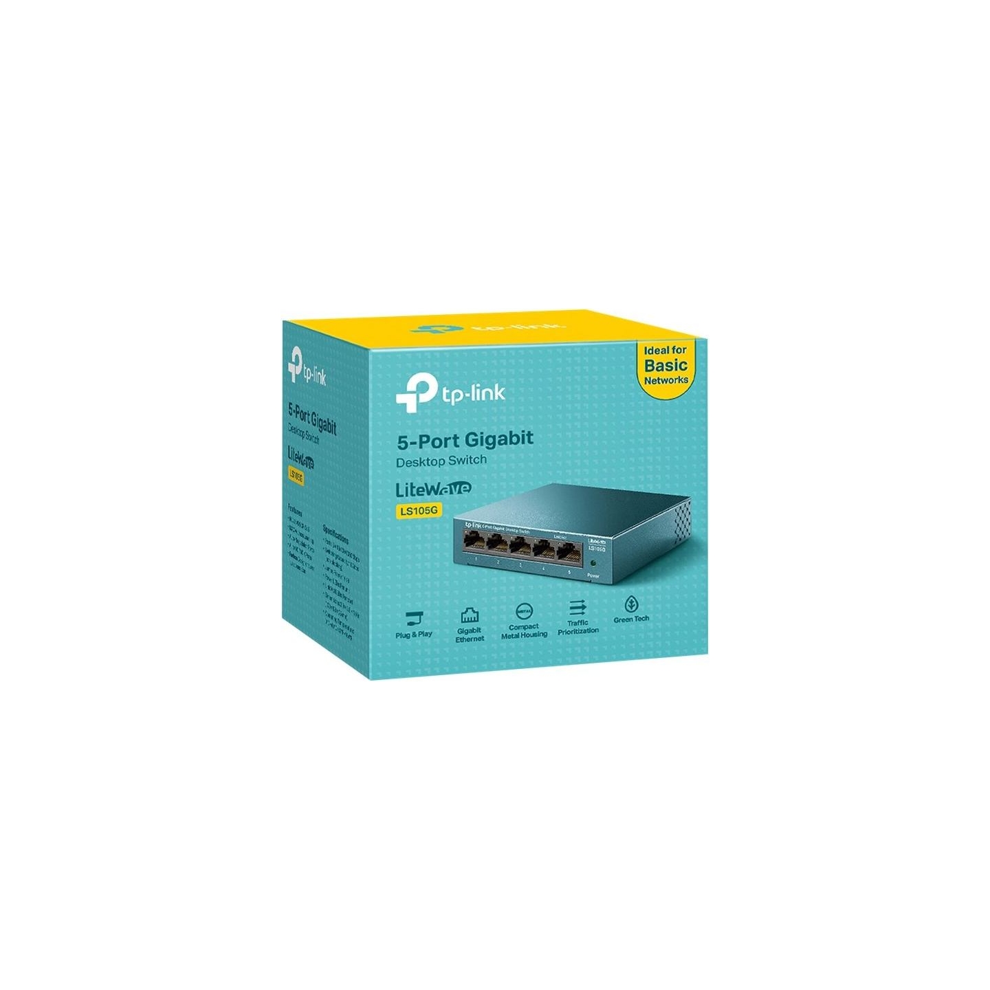 Tp-Link LiteWave 5-Port Gigabit Desktop