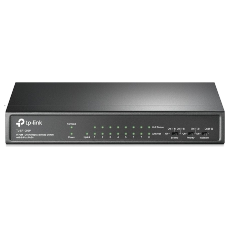 Tp-Link SF1009P Switch 9xFE (8xPoE+)