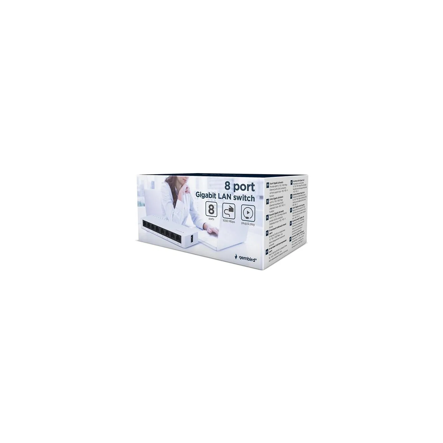 Gembird Switch|GEMBIRD|NSW-G8-01|NSW-G8-01