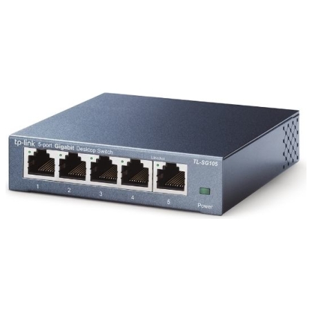 Tp-Link | Switch | TL-SG105 | Unmanaged | Desktop | Gigabit Ethernet (copper) ports quantity 5 | Power supply type External | 24
