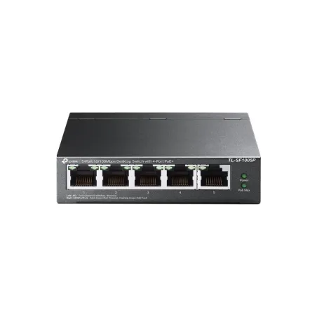 Tp-Link Switch|TP-LINK|Desktop/pedestal|5x10Base-T / 100Base-TX|PoE ports 4|TL-SF1005P