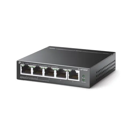 Tp-Link Switch|TP-LINK|Desktop/pedestal|5x10Base-T / 100Base-TX|PoE ports 4|TL-SF1005P