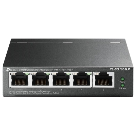Tp-Link | Switch | TL-SG1005LP | Unmanaged | Desktop | PoE+ ports quantity 4 | Power supply type External