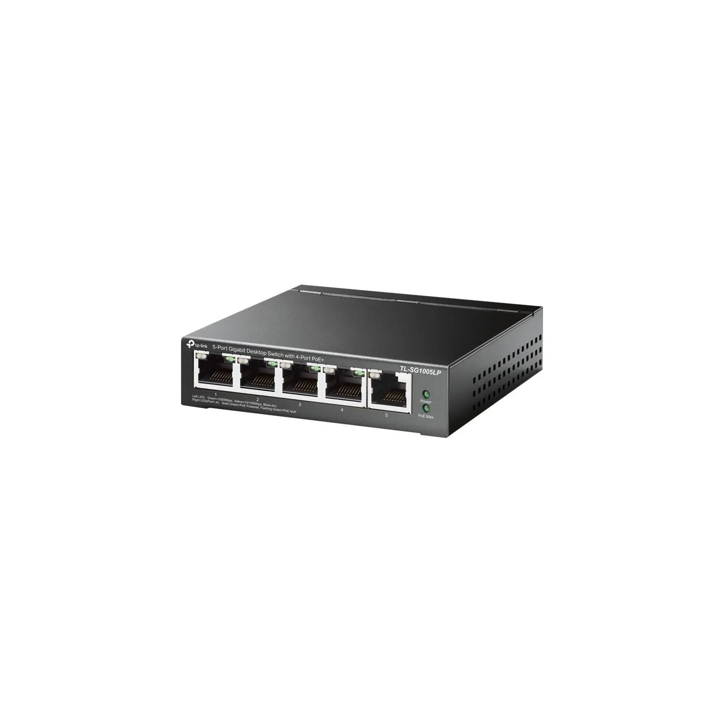 Tp-Link | Switch | TL-SG1005LP | Unmanaged | Desktop | PoE+ ports quantity 4 | Power supply type External