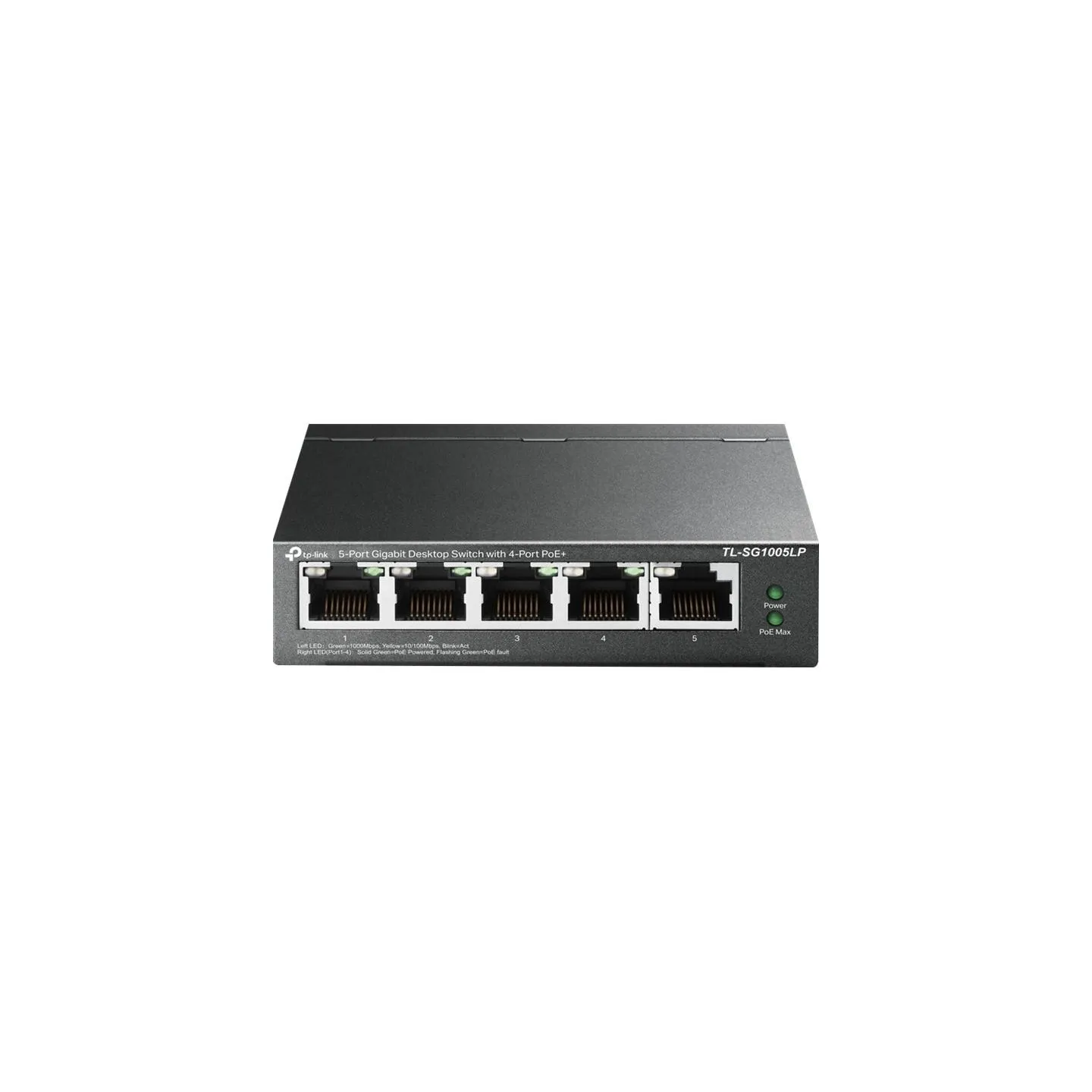 Tp-Link SG1005LP Switch 5x1Gb (4xPoE+)