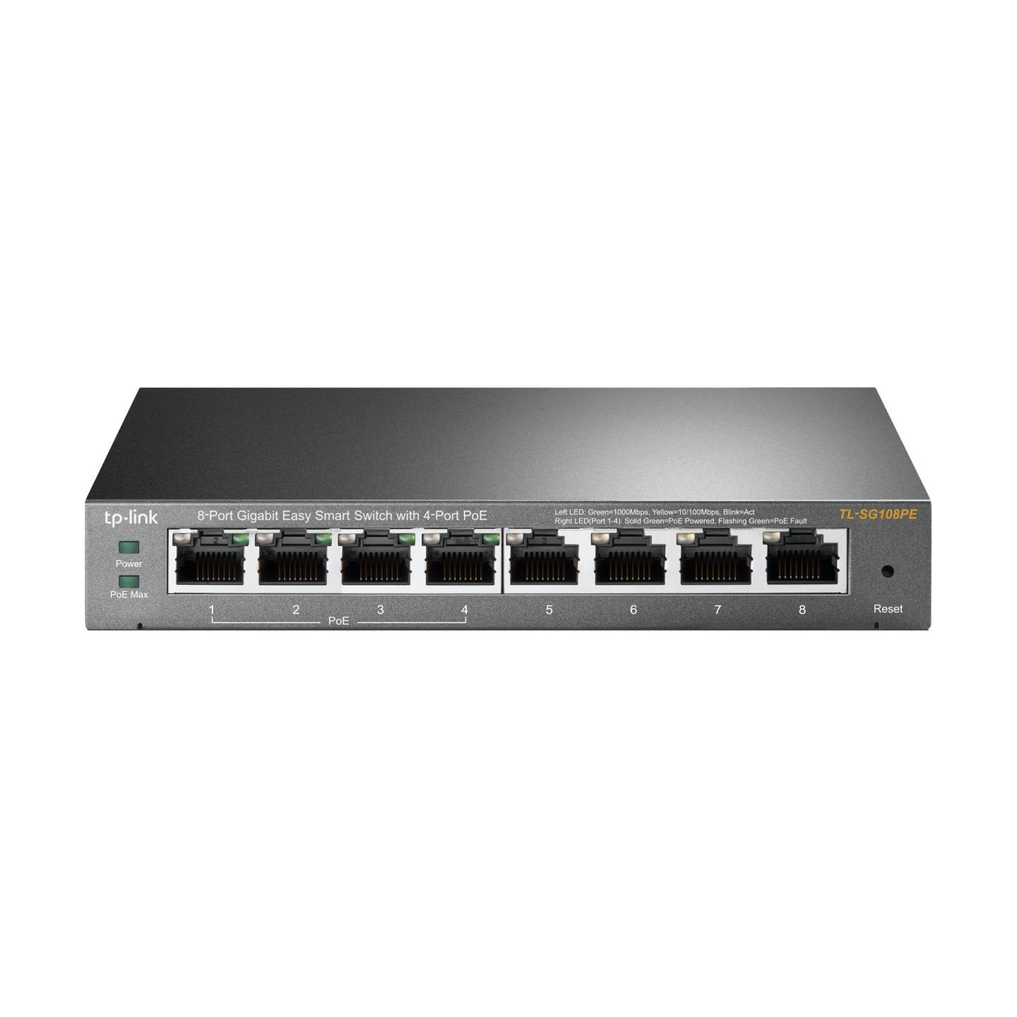 Tp-Link TL-SG108PE Switch Smart 8xGE (4xPoE)