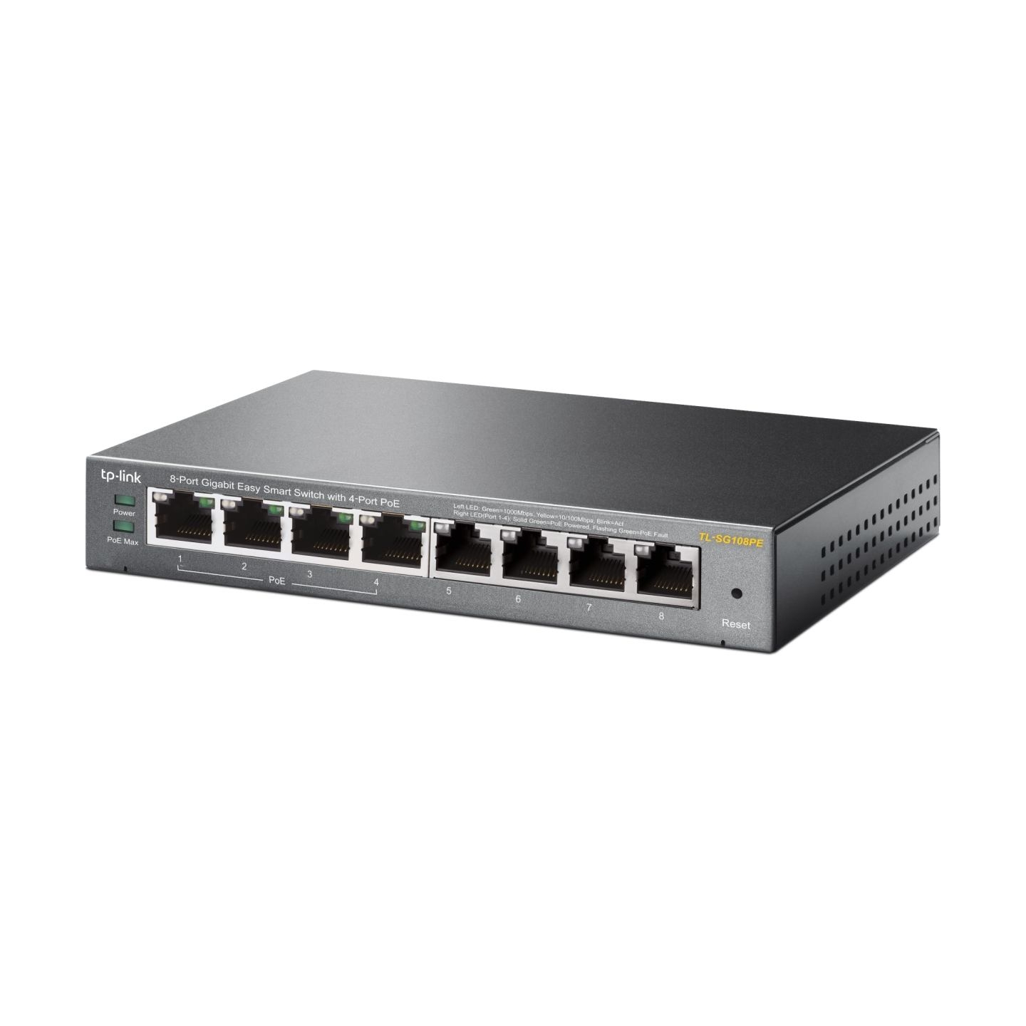 Tp-Link TL-SG108PE Switch Smart 8xGE (4xPoE)