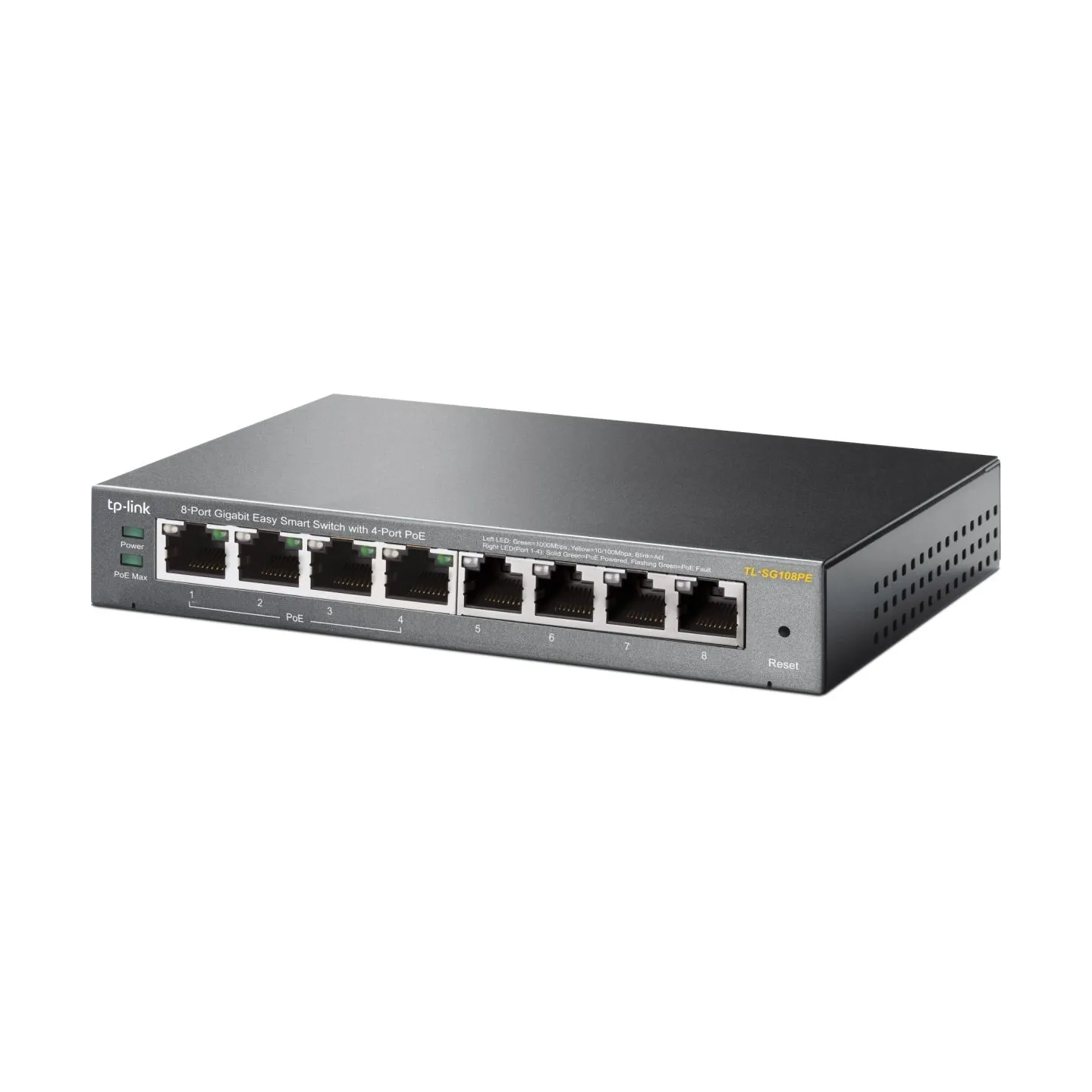 Tp-Link TL-SG108PE Switch Smart 8xGE (4xPoE)
