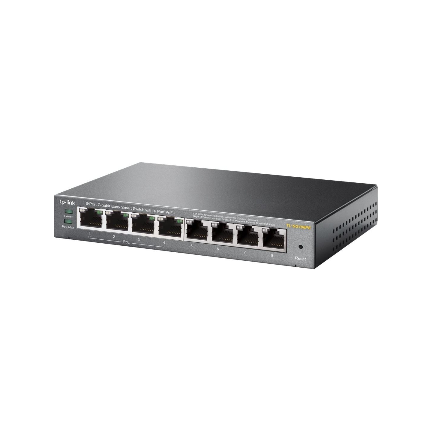Tp-Link TL-SG108PE Switch Smart 8xGE (4xPoE)