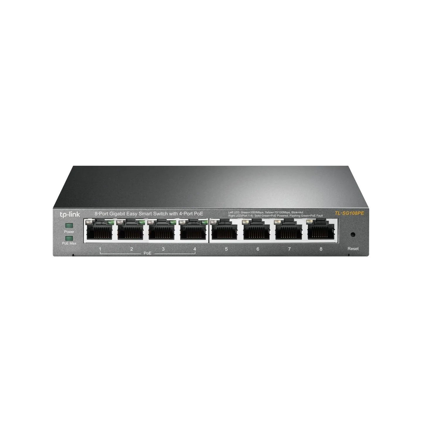 Tp-Link TL-SG108PE Switch Smart 8xGE (4xPoE)