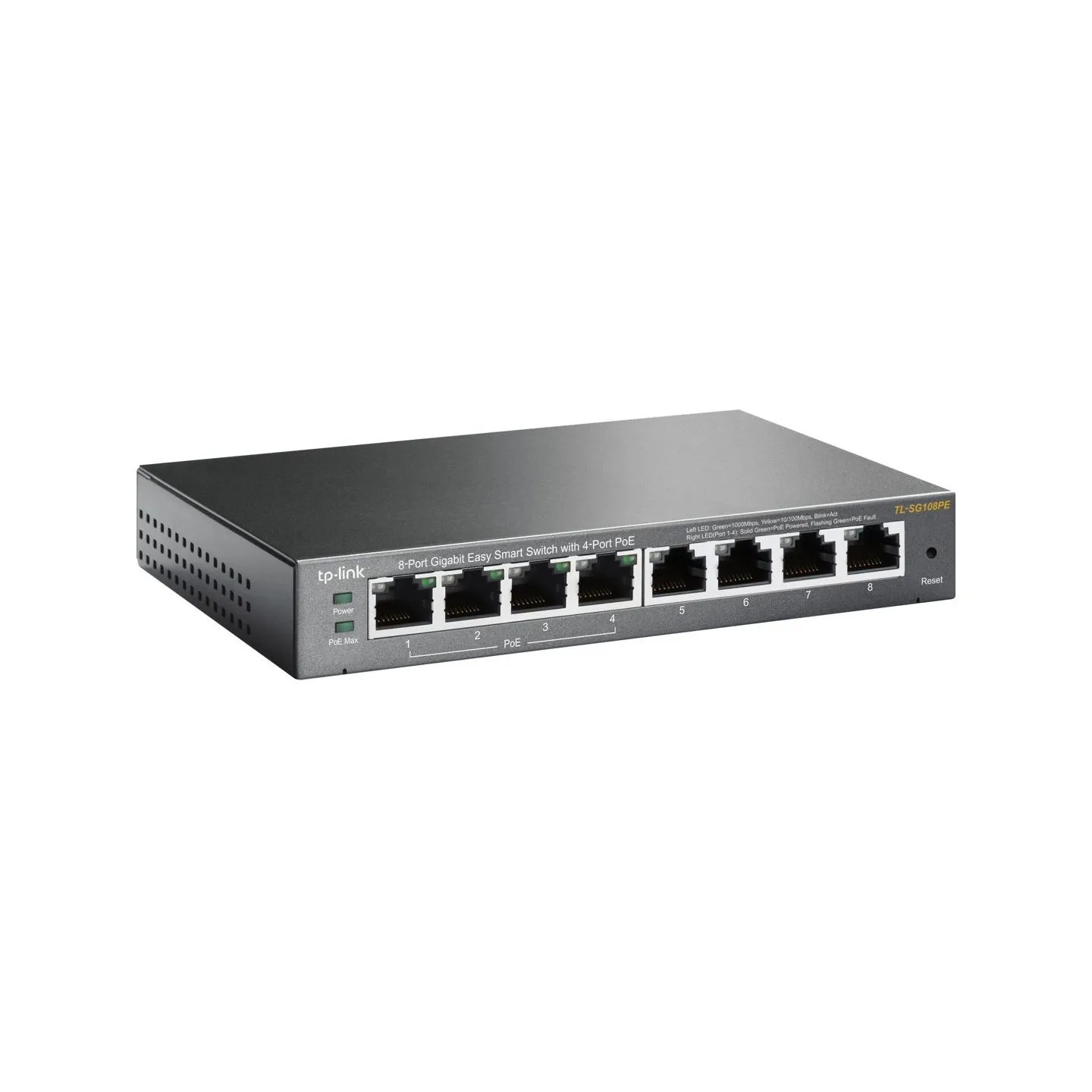 Tp-Link TL-SG108PE Switch Smart 8xGE (4xPoE)