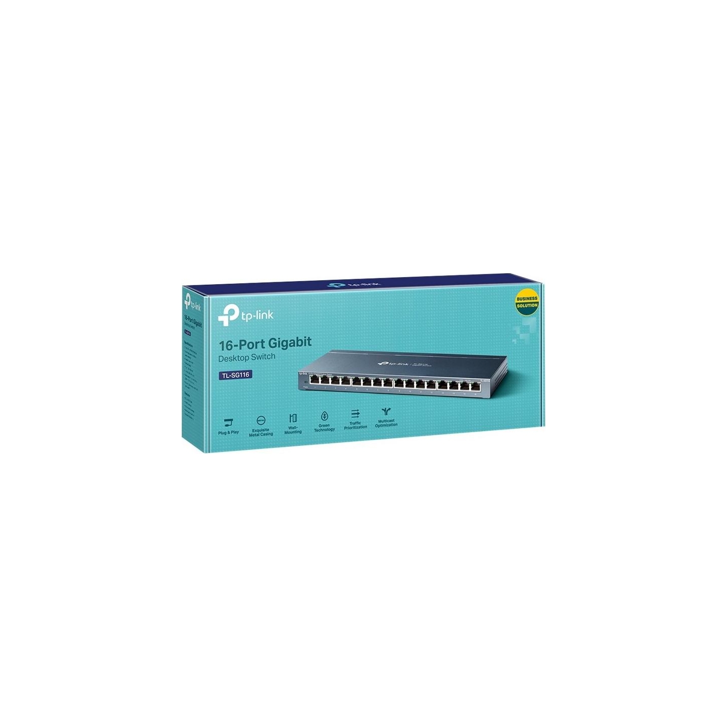 Tp-Link | 16-Port Gigabit Switch | TL-SG116 | Unmanaged | Desktop