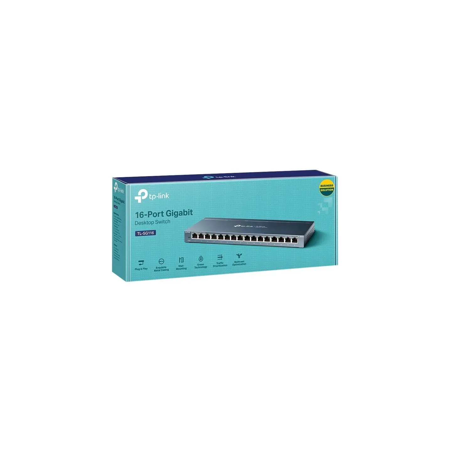 Tp-Link | 16-Port Gigabit Switch | TL-SG116 | Unmanaged | Desktop