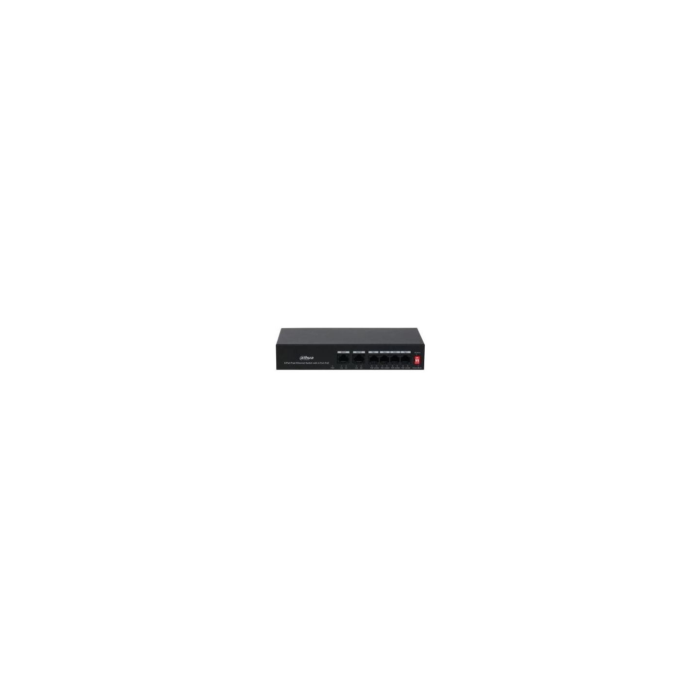 Dahua Switch|DAHUA|PFS3006-4ET-36|PoE ports 4|36 Watts|DH-PFS3006-4ET-36