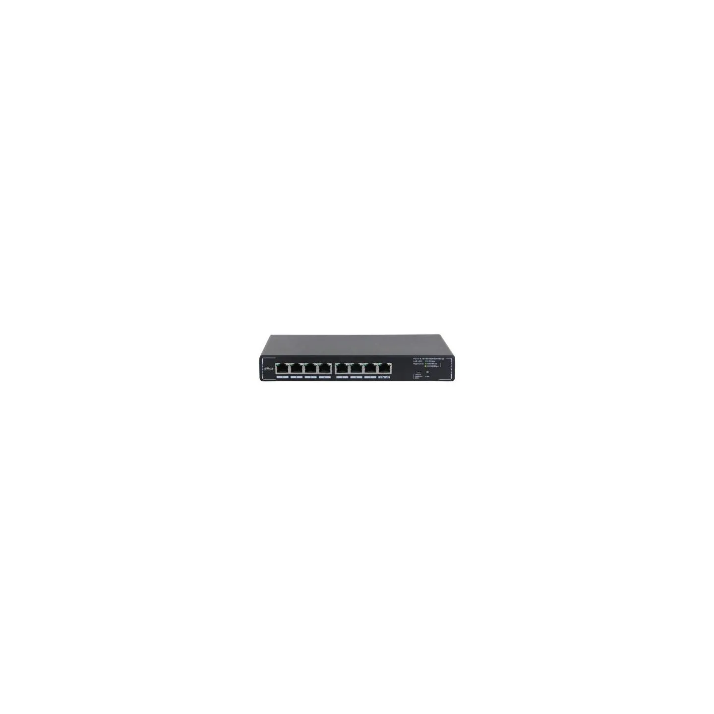 Dahua Switch|DAHUA|DH-SMG1008|Switch type Unmanaged|8x2.5G Ethernet (copper) ports quantity|SMG1008