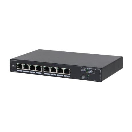 Dahua Switch|DAHUA|DH-SMG1008|Switch type Unmanaged|8x2.5G Ethernet (copper) ports quantity|SMG1008