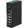 Dahua Switch|DAHUA|PFS3110-8ET-96-V2|PoE ports 8|96 Watts|DH-PFS3110-8ET-96-V2