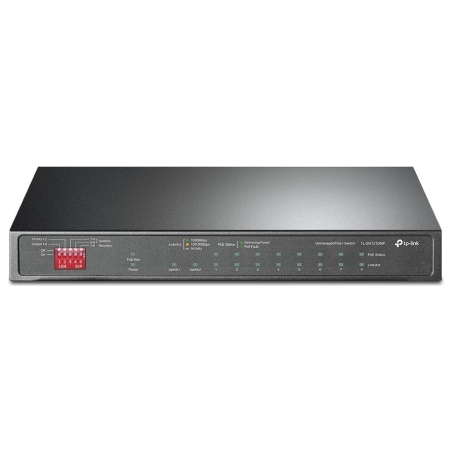 Tp-Link | 10-Port Gigabit Easy Smart Switch with 8-Port PoE+ | TL-SG1210MP | Unmanaged | Desktop | Power supply type External | 