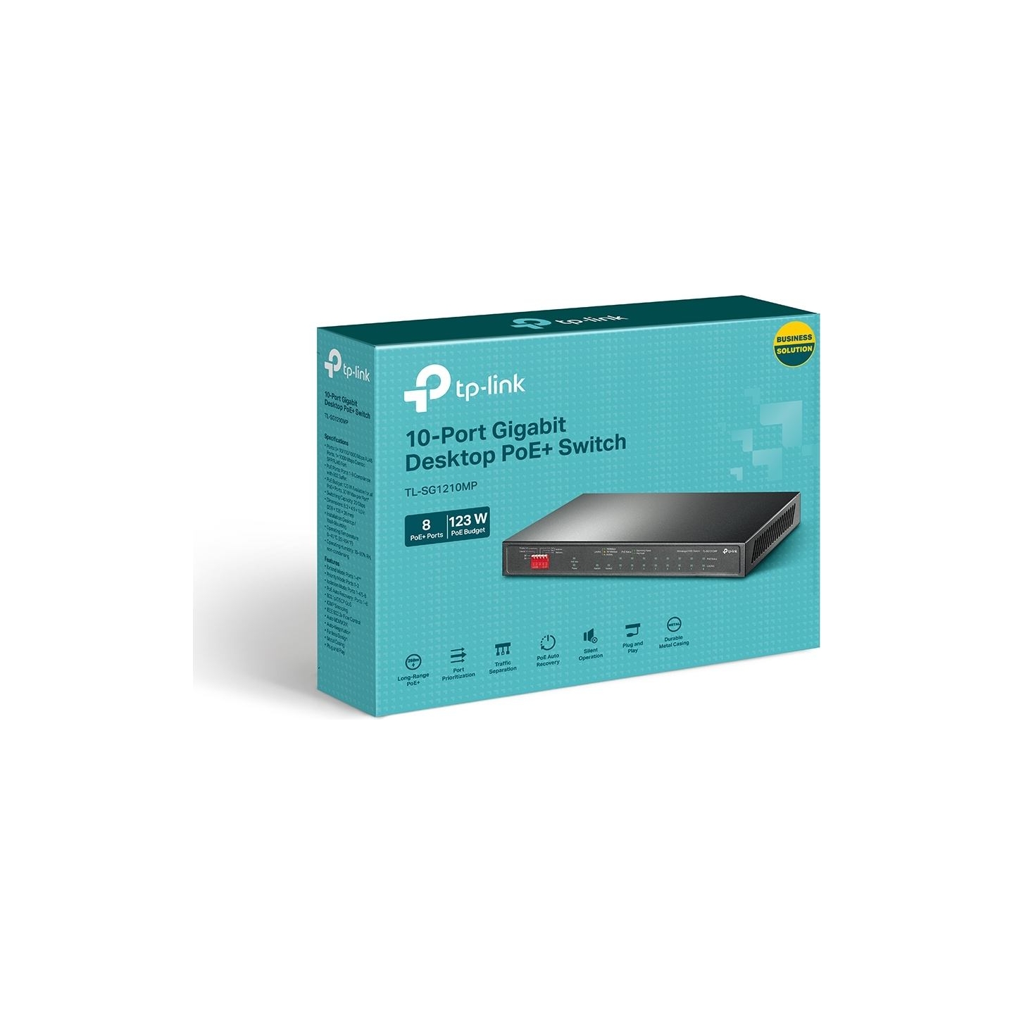 Tp-Link SG1210MP switch 8GE PoE+ 1GE 1SFP