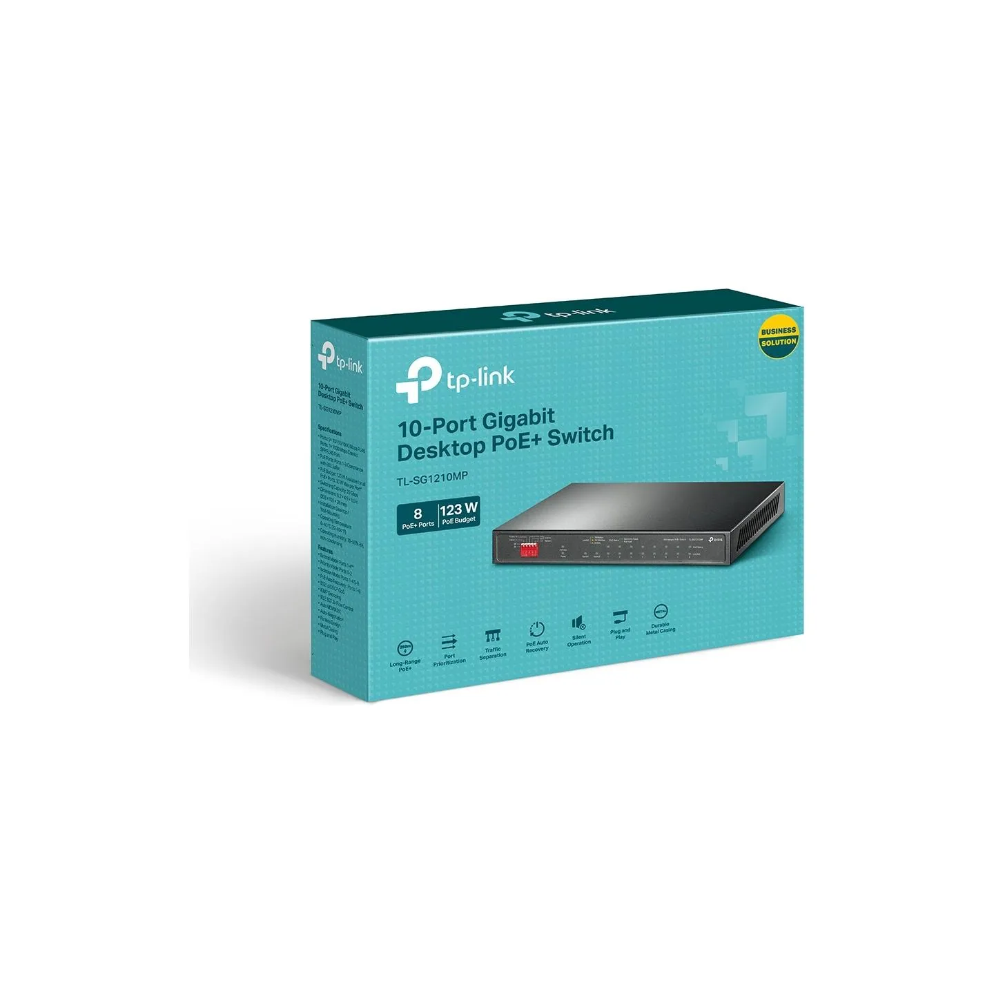Tp-Link SG1210MP switch 8GE PoE+ 1GE 1SFP