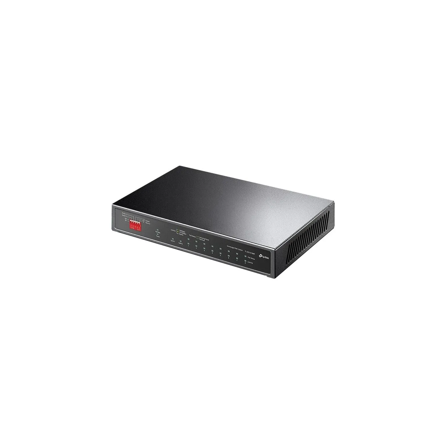 Tp-Link | 10-Port Gigabit Easy Smart Switch with 8-Port PoE+ | TL-SG1210MP | Unmanaged | Desktop | Power supply type External | 