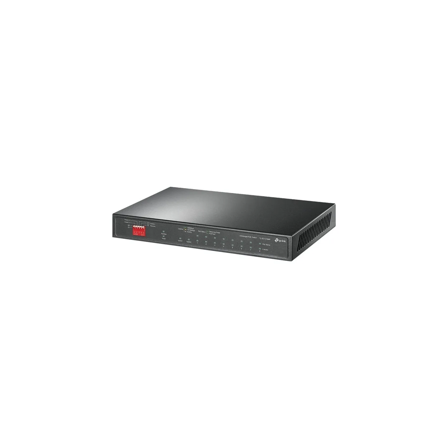 Tp-Link | 10-Port Gigabit Easy Smart Switch with 8-Port PoE+ | TL-SG1210MP | Unmanaged | Desktop | Power supply type External | 