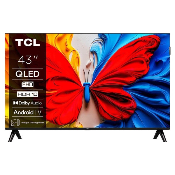 TCL TV Set|TCL|43 "|Full HD|1920 x 1080 pixels|Flat|16:9|QLED|43V5C