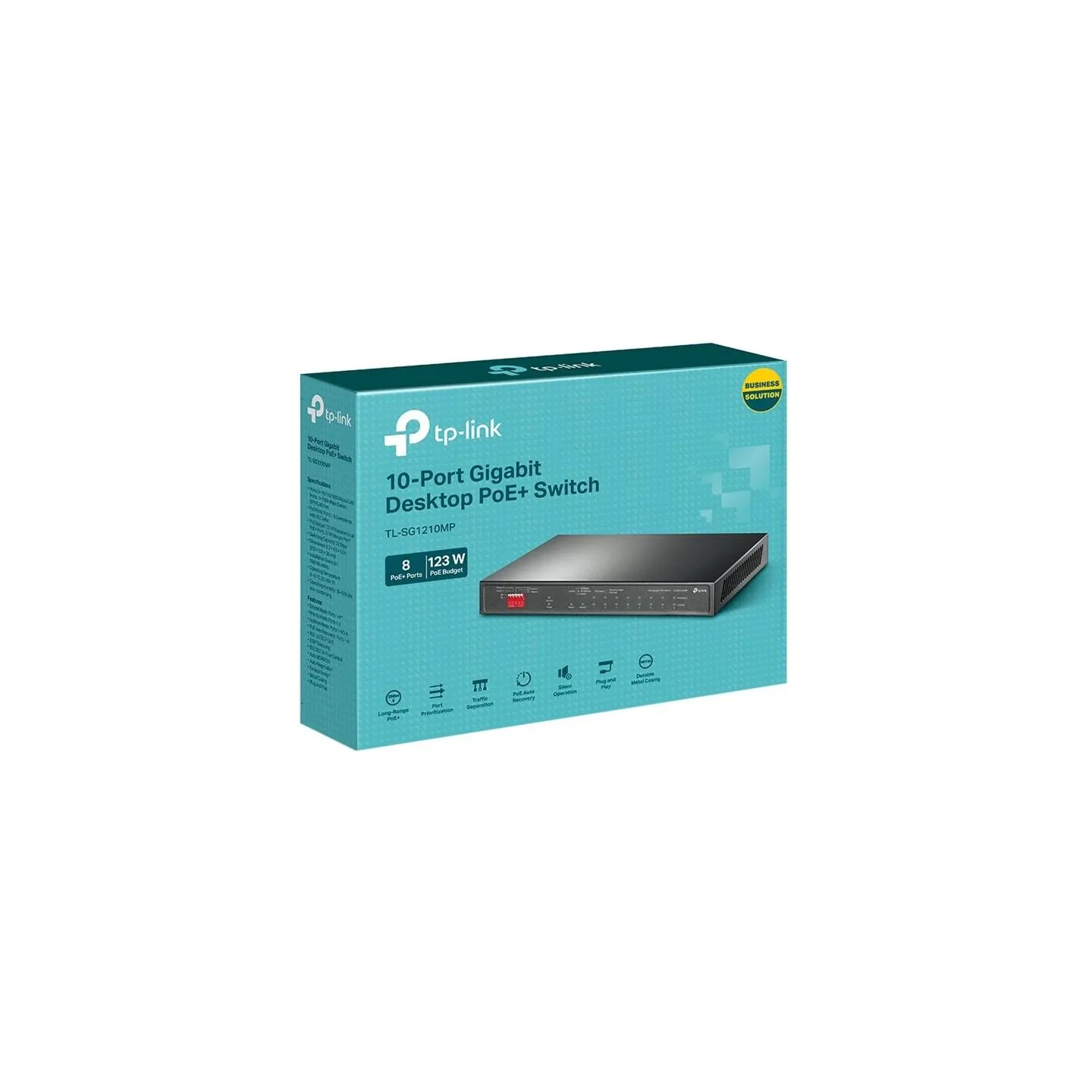Tp-Link SG1210MP switch 8GE PoE+ 1GE 1SFP