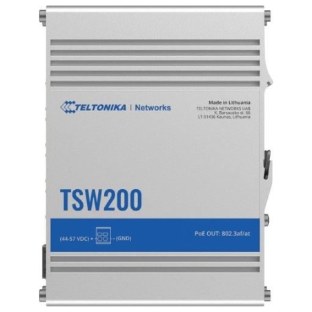 Teltonika Switch|TELTONIKA|TSW2000000B0|PoE ports 8|240 Watts|TSW200