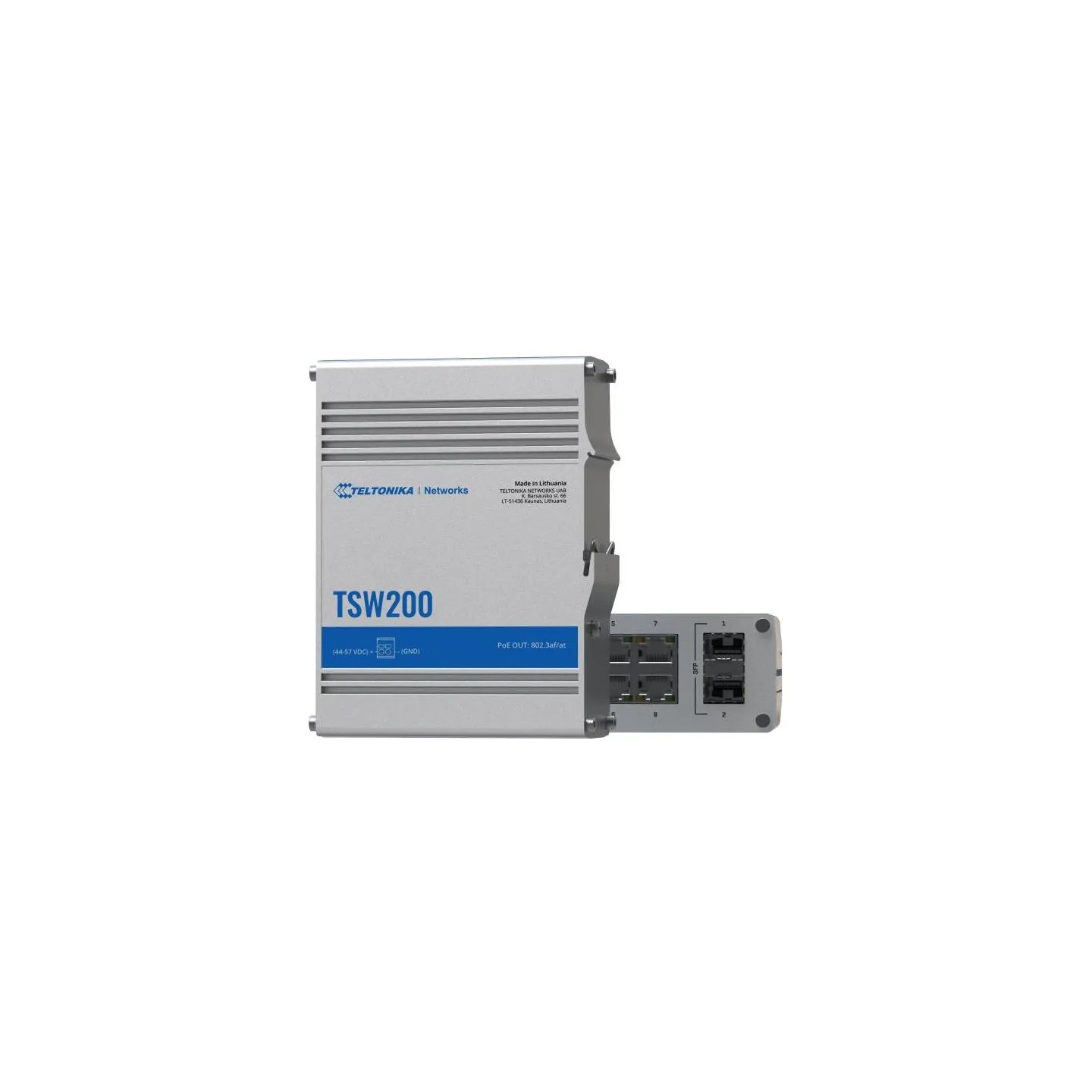 Teltonika Switch|TELTONIKA|TSW2000000B0|PoE ports 8|240 Watts|TSW200