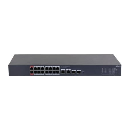Dahua Switch|DAHUA|PoE ports 16|135 Watts|CS4220-16GT-135