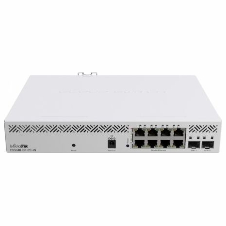 Mikrotik Cloud Router Switch | CSS610-8P-2S+IN | No Wi-Fi | 10/100/1000 Mbit/s | Ethernet LAN (RJ-45) ports 8 | Mesh Support No 
