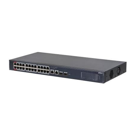 Dahua Switch|DAHUA|DH-SG4028LP|26xGigabit Ethernet (copper) ports quantity|2xSFP module slots quantity|4xPower over Ethernet (Po