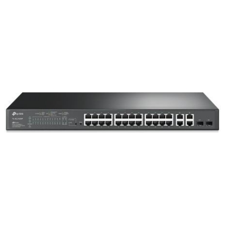 Tp-Link Switch|TP-LINK|SL2428P|Rack|PoE+ ports 24|250 Watts|SL2428P