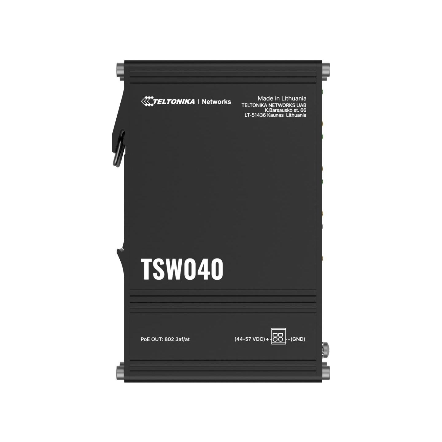 Teltonika Switch|TELTONIKA|TSW040000000|PoE+ ports 8|240 Watts|TSW040