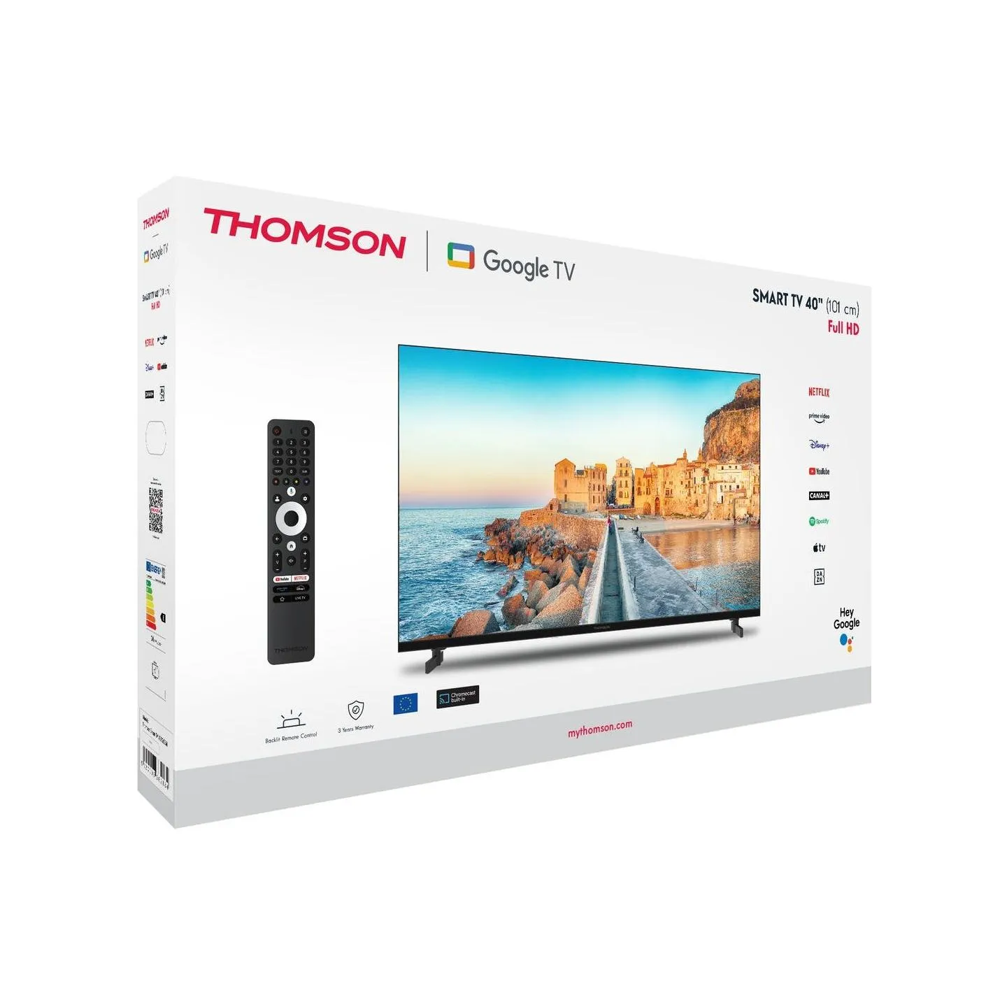 Thomson TV Set|THOMSON|40 "|Full HD|1920 x 1080 pixels|Flat|16:9|LCD|40FG2S15