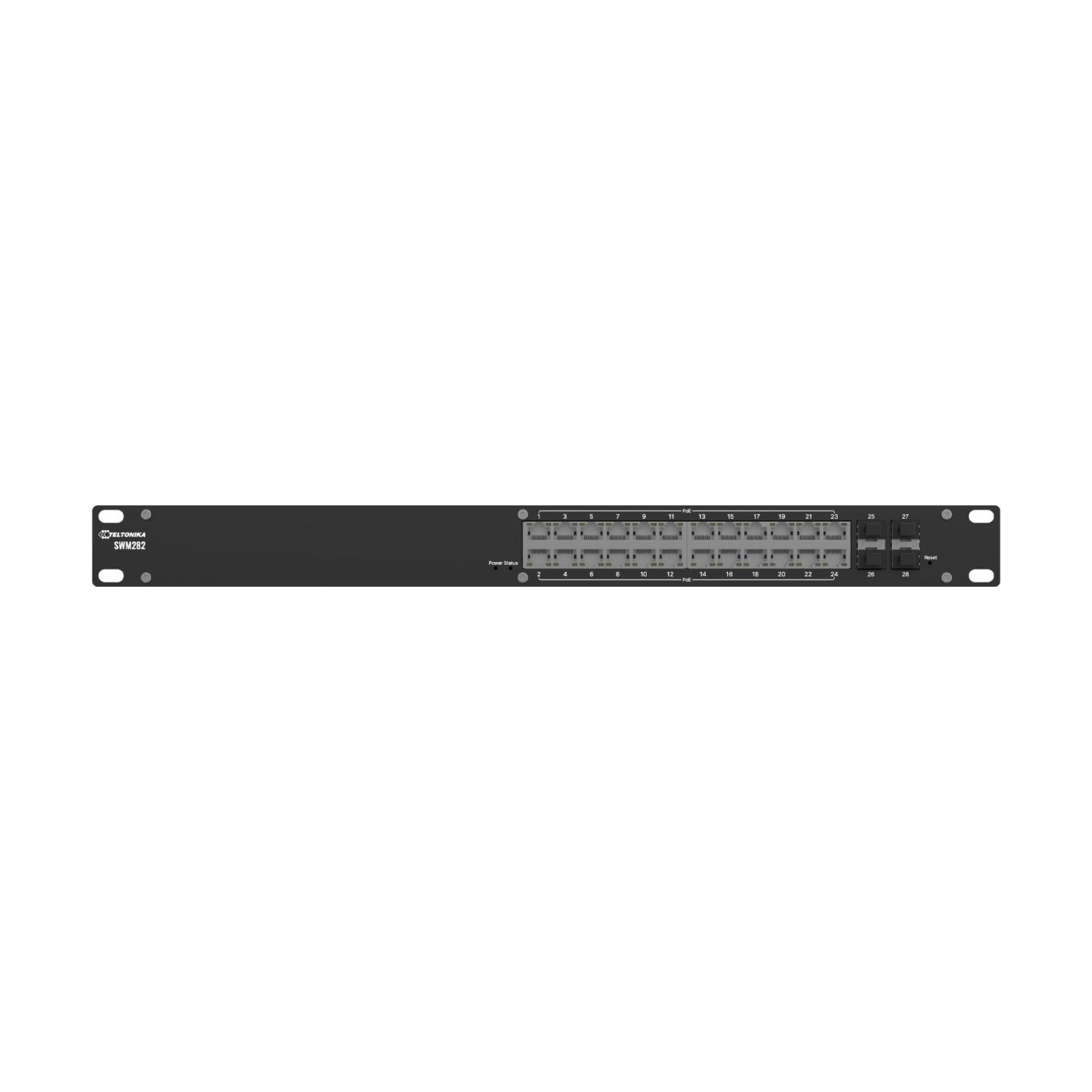 Teltonika Switch|TELTONIKA|SWM282000200|Switch type Managed|Switch layer L2|24xRJ-45 ports|Power over Ethernet (PoE) Yes|24xPowe