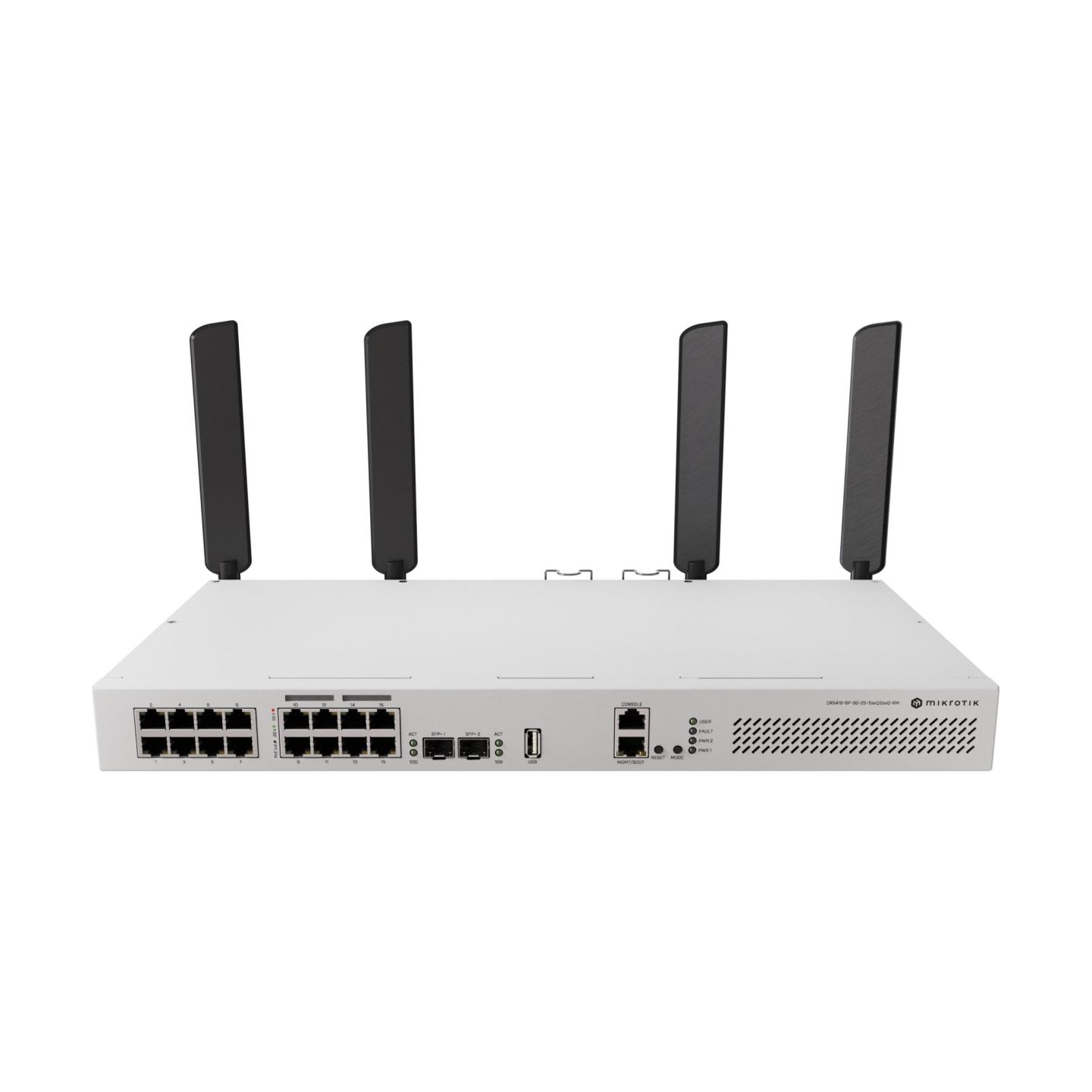 Mikrotik | Cloud Router Switch with RouterOS L5 Rackmount Case | CRS418-8P-8G-2S+5axQ2axQ-RM
