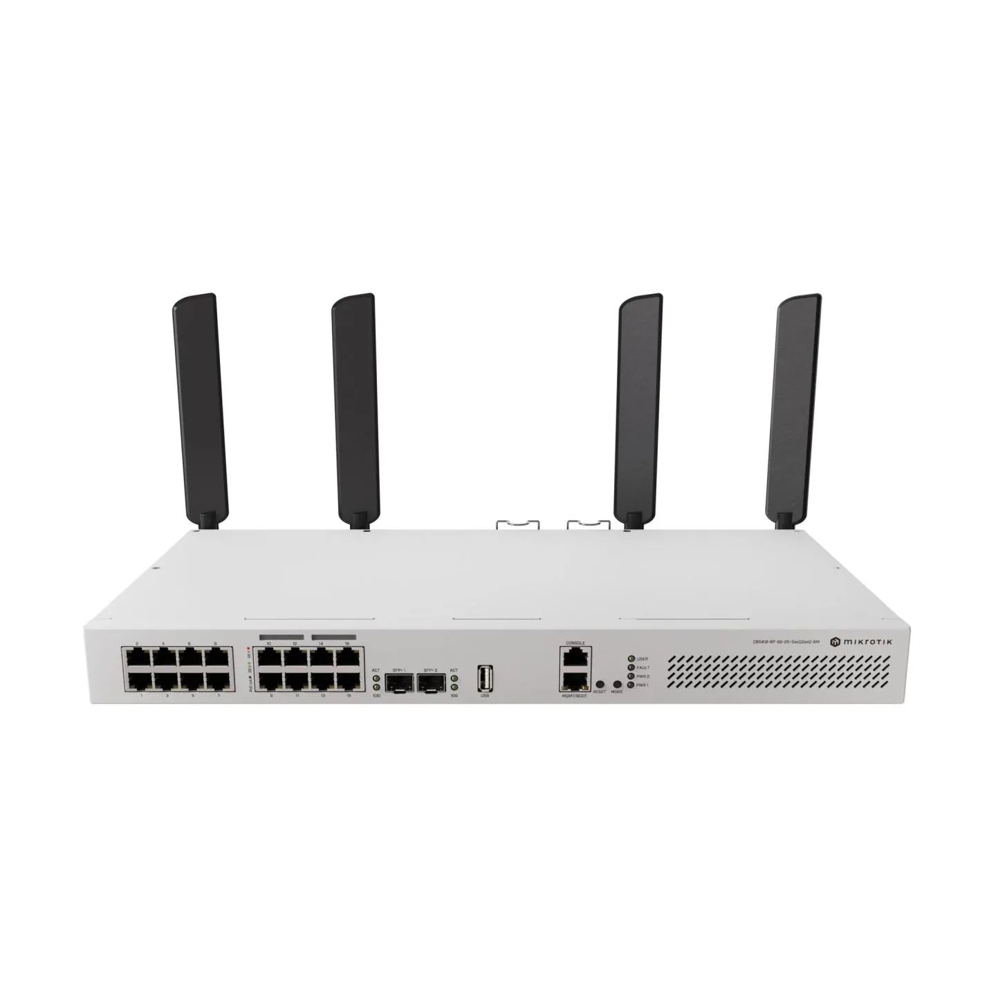 Mikrotik | Cloud Router Switch with RouterOS L5 Rackmount Case | CRS418-8P-8G-2S+5axQ2axQ-RM