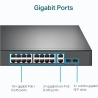 Tp-Link Switch|TP-LINK|TL-SG1218MP|Desktop/pedestal|Rack|16x10Base-T / 100Base-TX / 1000Base-T|PoE+ ports 16|250 Watts|TL-SG1218