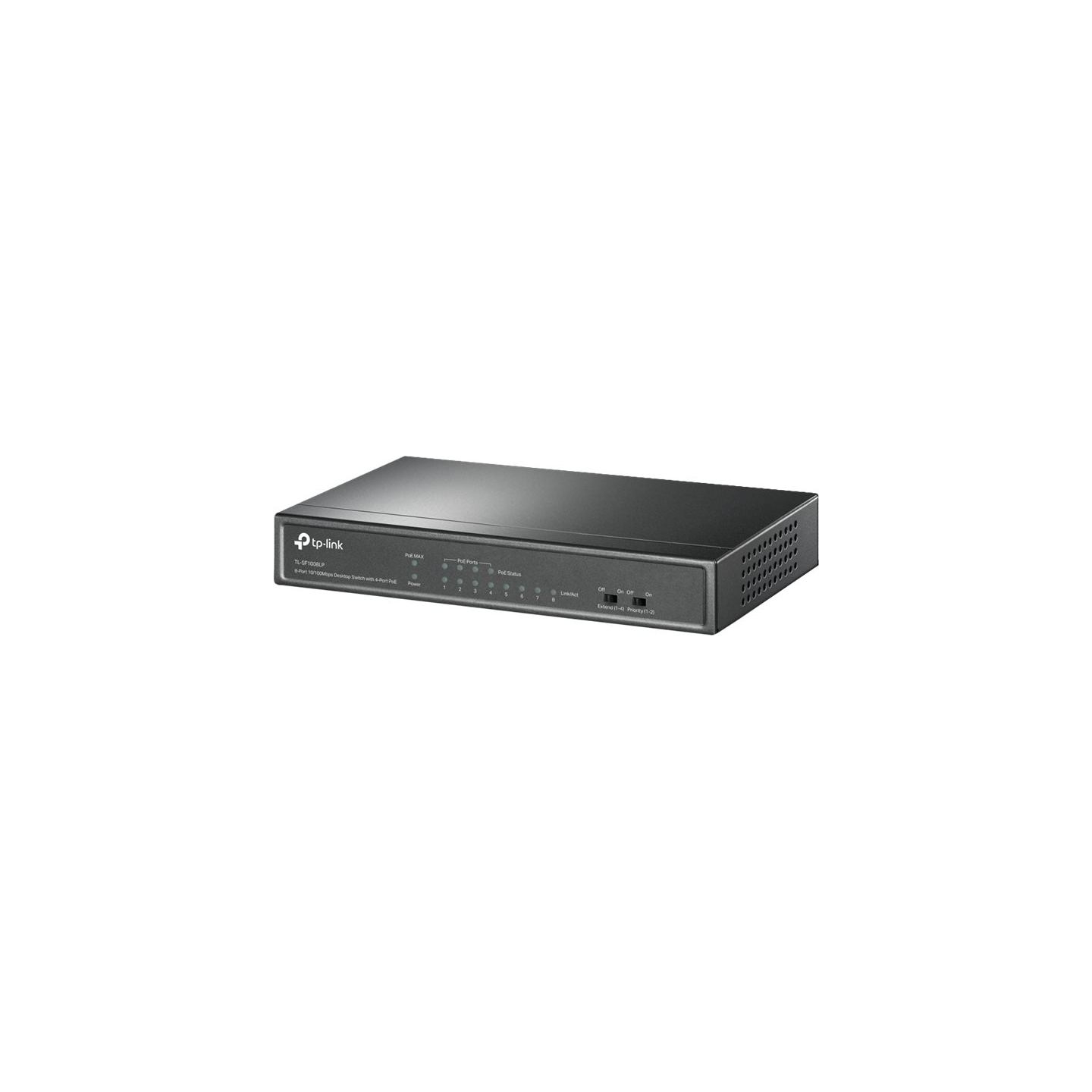 Tp-Link | Switch | TL-SF1008LP | Unmanaged | Desktop | 10/100 Mbps (RJ-45) ports quantity 8 | Power over Ethernet (PoE) ports qu