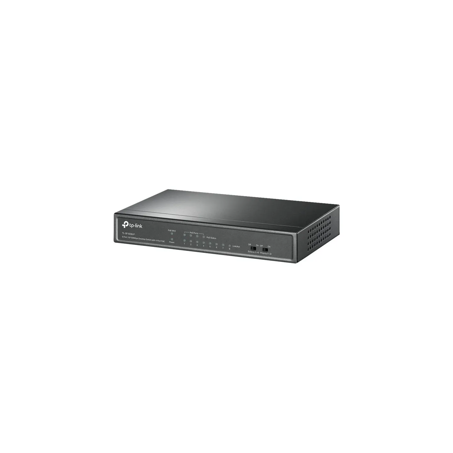 Tp-Link Switch|TP-LINK|Desktop/pedestal|8x10Base-T / 100Base-TX|PoE ports 4|TL-SF1008LP