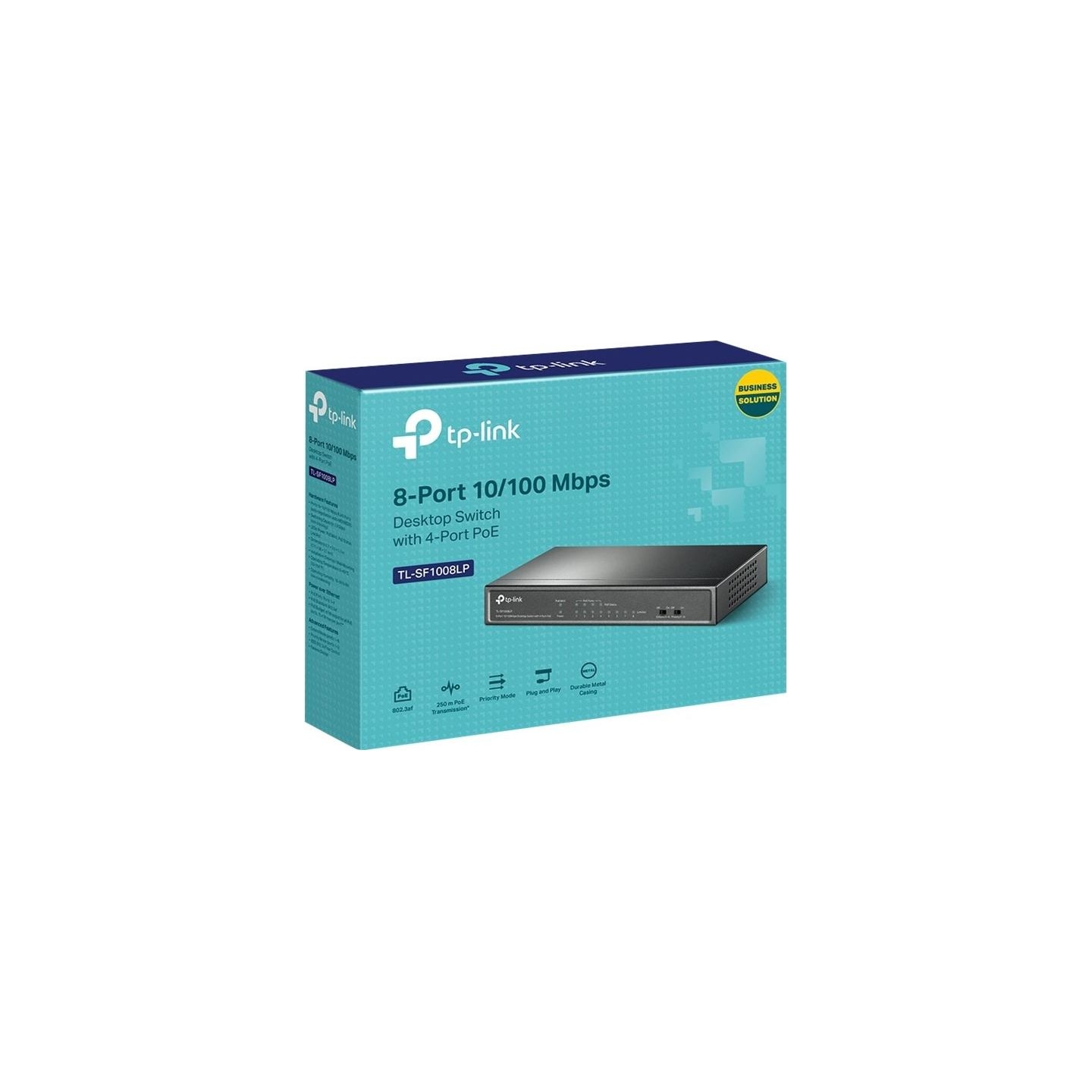 Tp-Link | Switch | TL-SF1008LP | Unmanaged | Desktop | 10/100 Mbps (RJ-45) ports quantity 8 | Power over Ethernet (PoE) ports qu