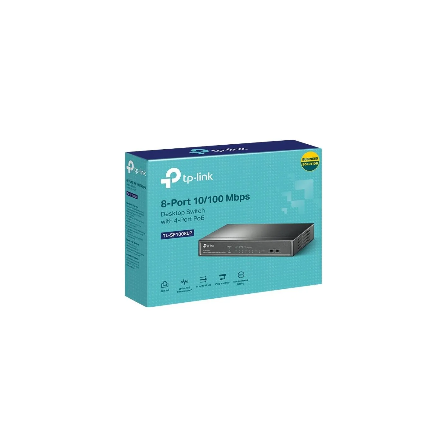 Tp-Link | Switch | TL-SF1008LP | Unmanaged | Desktop | 10/100 Mbps (RJ-45) ports quantity 8 | Power over Ethernet (PoE) ports qu