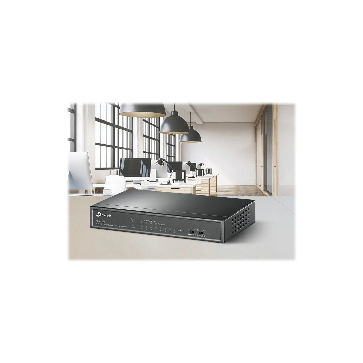 Tp-Link | Switch | TL-SF1008LP | Unmanaged | Desktop | 10/100 Mbps (RJ-45) ports quantity 8 | Power over Ethernet (PoE) ports qu